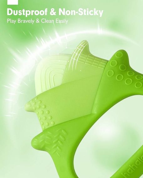 Прорізувач для зубів, гризунець, Дитячі іграшки для прорізування зубів для дітей 0-6 місяців — 2 шт. | Зображення 5