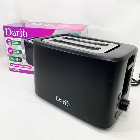 Тостер DARIO DT1007. Колір: чорний | Зображення 4