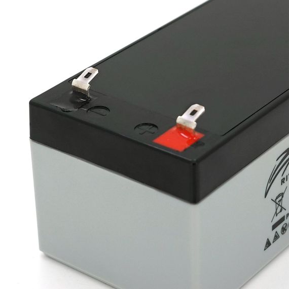 Акумуляторна батарея AGM RITAR RT1232, Gray/Black Case, 12V 3.2Ah (133 х 67х 59 (63) ) Q10 | Зображення 2