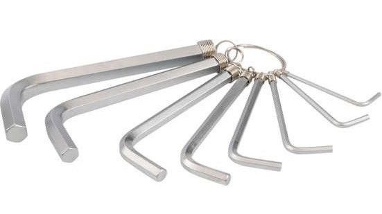 Набір ключі шестигранники шестигранний 2,0-10 мм 8 штук YATO YT-0503