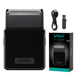 Электробритва VGR V-376 BLACK шейвер, выдвижной триммер
