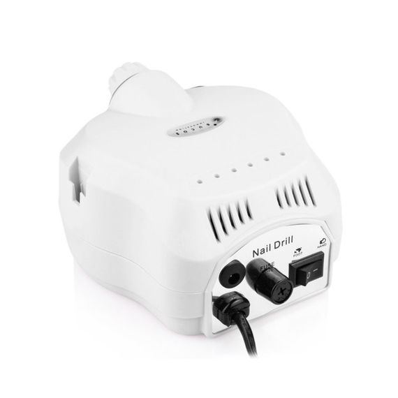 Фрезер для манікюру та педикюру на 45 Вт (35000 об/хв), Naill Drill ZS-601, Білий / Професійний апарат для нігтів | Зображення 2
