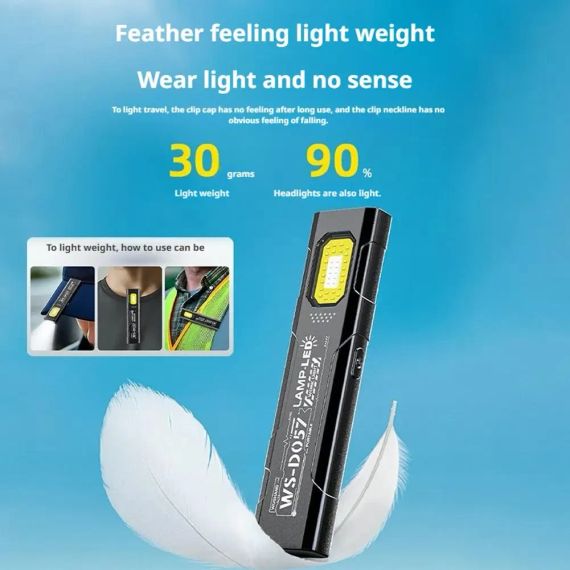 Міні LED-ліхтарик-брелок USB-заряджання 550 лм – надійний помічник у темряві | Зображення 6