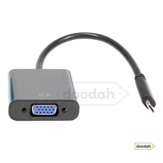 Перехідник (відео конвертер на дроті 1080P) USB Type C- VGA - Tishric. Гарантія 6 міс. | Зображення 1