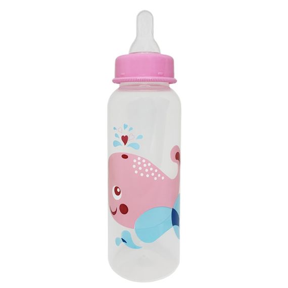Бутылочка для кормления "Кит" MGZ-0206(Pink) 250 мл | Зображення 1