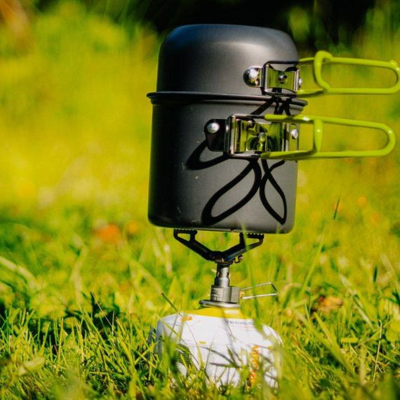 Туристичний набір посуду для пікніка (каструля, чаша + столові прилади), GL C31 / Похідний посуд для кемпінгу | Зображення 6