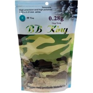 Страйкбольные шарики BB King Normal 6 мм 0.28 г 1кг/уп