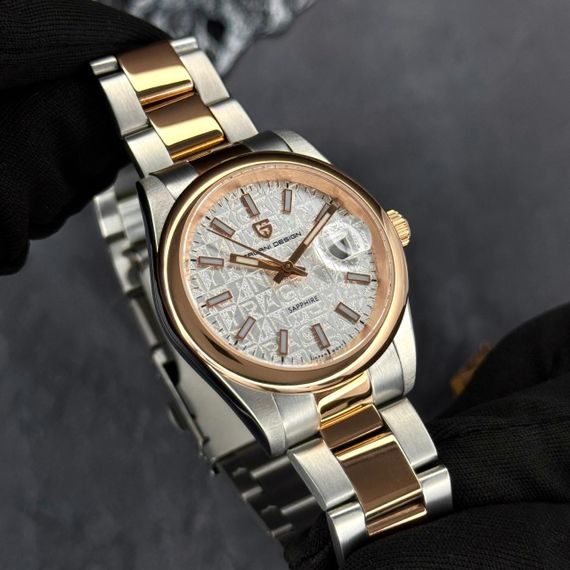 Чоловічий годинник Pagani Design PD-1794M Silver-Rose Gold-White | Зображення 2