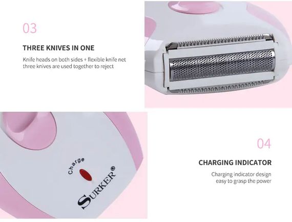 Епілятор Surker SK-511 XPRO Black (43950-SK-511_256) | Зображення 4