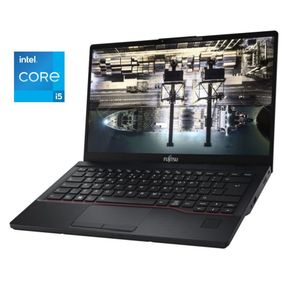 Ультрабук Fujitsu LifeBook E5412 / 14" (1920x1080) IPS / Intel Core i5-1235U (10 (12) ядер по 3.3 - 4.4 GHz) / 16 GB DDR4 / 256 GB SSD / Intel Iris Xe Graphics / WebCam б/в