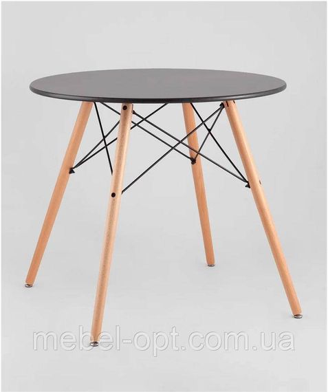 Стіл Етна МДФ сірий круглий 100 см, дизайн Eames DSW Table | Зображення 2