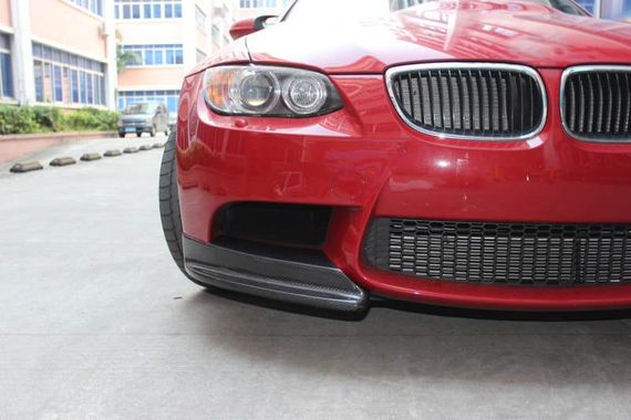 Накладки на передній бампер Flap (для E90 2008-2011 Base, Карбон) для BMW 3 серія E-90/91/92/93 рр | Зображення 3