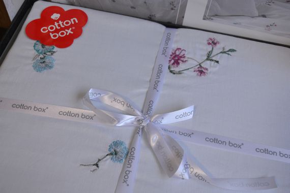 Комплект постільної білизни Cotton Box Brode Saten 200×220 Ella Mint | Зображення 5