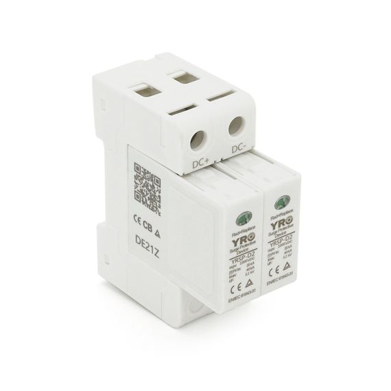 Захист від перенапруг YRO 2P 20-40KA 1000Vdc D2, постійна напруга