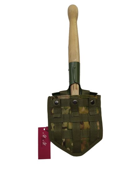 Саперна лопата МСЛ50 хакі в чохлі з MOLLE M&M мультикам (213515) | Зображення 1