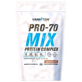Протеїн Vansiton Pro-70 Mix 450 g /15 servings/ Chocolate