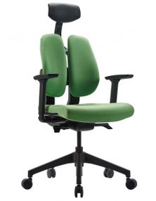 Кресло офисное DUOREST D2 blackgreen ортопедическое