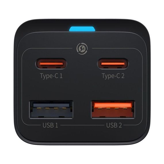 Мережевий Зарядний Пристрій Baseus GaN3 Pro 65W+cable Type C to Type C 100W  CCGP0401 Колір Чорний | Зображення 3
