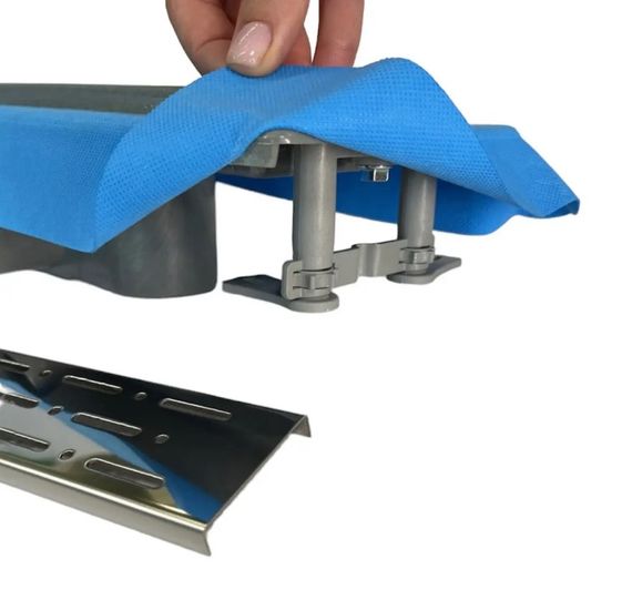 Душовий канал з горизонтальним фланцем Maxiflow Standart Line 33 см решітка Дощ 4022.TY050K.033.1 | Зображення 2