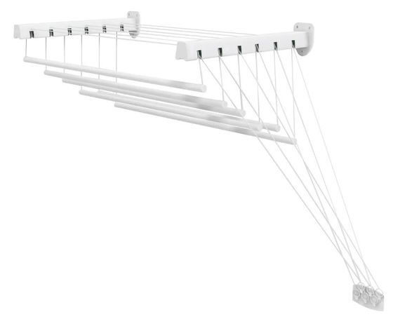 Сушарка для білизни настінно-стельова Casa Si Pick Up 140 White (CS42272X06) (DAS302379)