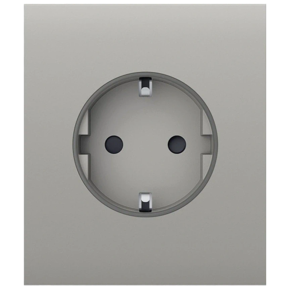 Ajax CenterCover (basic) [type F] oyster Фронтальна панель - Розетки