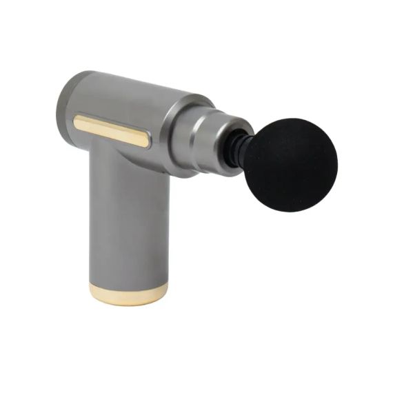 Масажер м'язовий ручний Massage Gun Акумуляторний перкусійний Масажний 4 насадки для рук ніг шиї | Зображення 3