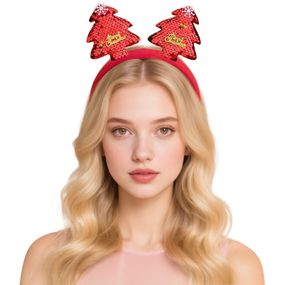Новорічний обруч Babydoll Універсальний.. Червоний 4508