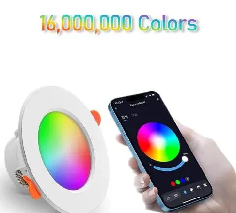 Светильник умный Tuya Smart LED WiFi встраиваемый 2700-6500 K 10W | Зображення 3