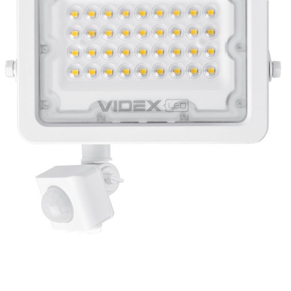 Светодиодный прожектор VIDEX F2e 30W 5000K VL-F2e305W-S с регулируемым датчиком движения и освещенности | Зображення 2