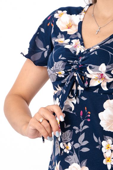 Комплект жіночий (футболка+шорти) Носи своє 42 Темно-синій (p-10025-206433) | Зображення 2