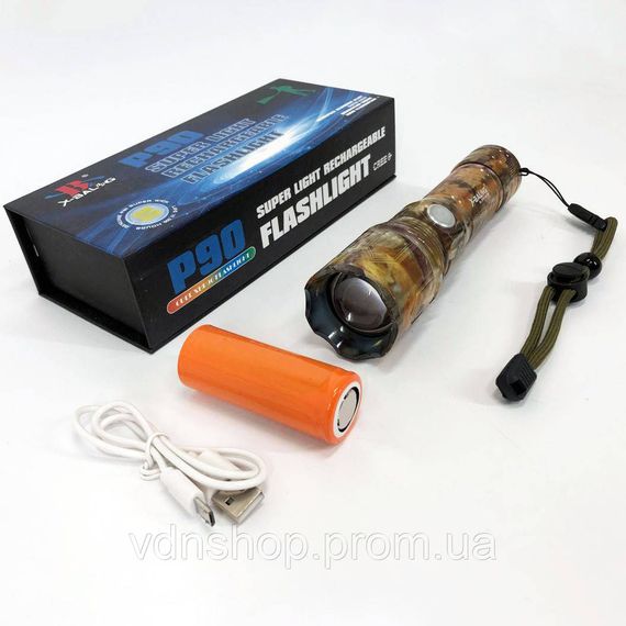 Потужні ліхтарики Bailong BL-P511M-P90, Світильник зі світлодіодним зарядним портом HR-81 | Зображення 7