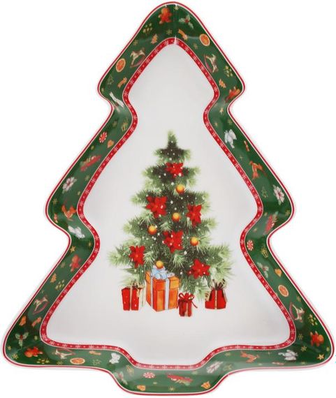 Блюдо-елка Christmas Tree 30,5см зеленое