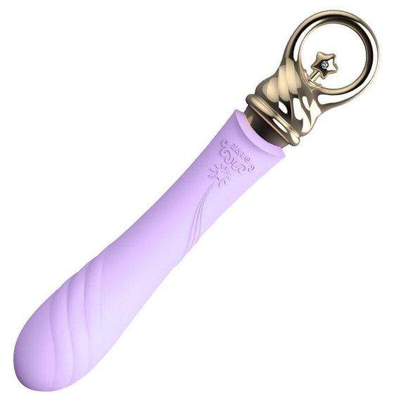 Вибратор для точки G с подогревом Zalo Sweet Magic - Courage Fantasy Violet Sex Aura | Зображення 2