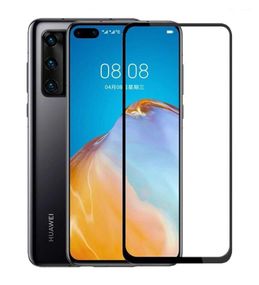 Захисне скло 2.5D на весь екран для Huawei P40