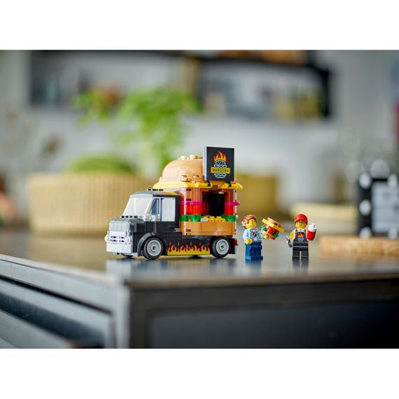 Конструктор LEGO City Вантажівка з гамбургерами 194 деталей (60404) | Зображення 8