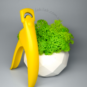 Жовтий типсоріз для штучних нігтів та гелевих тіпс (пластик)