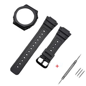 Ремінець + безель (рант) для Годинник C2asio G-Shock GA-2100 Black BK