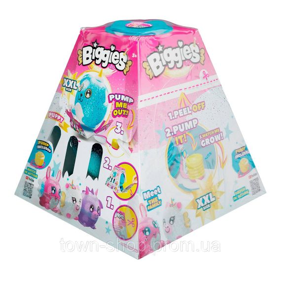 Игровой набор Biggies серии Fantasy - Синий песик (надувная игрушка, насос) | Зображення 4