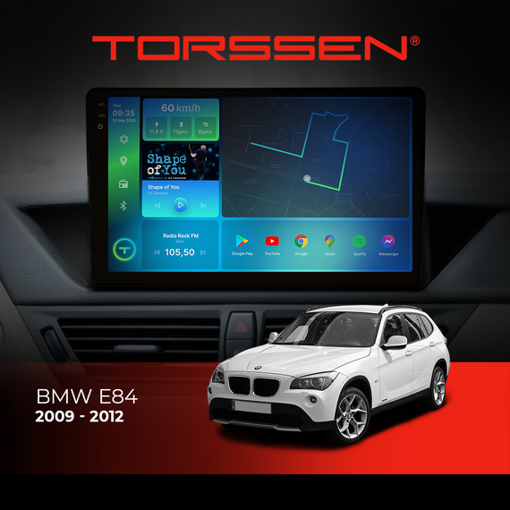 Штатна магнітола Torssen 2K BMW e84 F10464 4G Carplay DSP