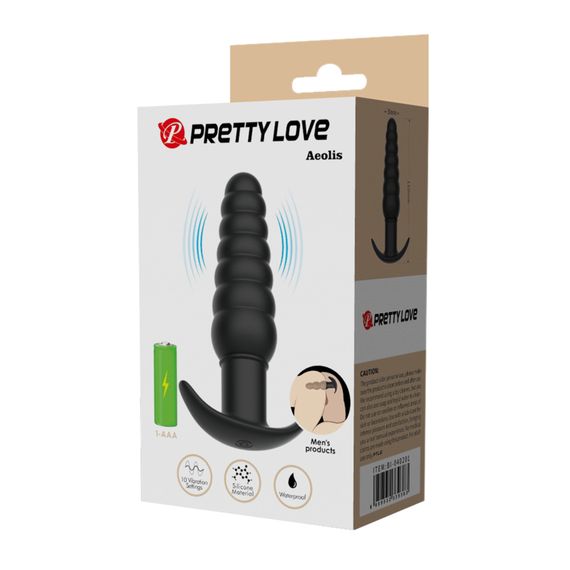 Анальна пробка з вібрацією Pretty Love Aeolis Vibrating Anal Plug | Зображення 2