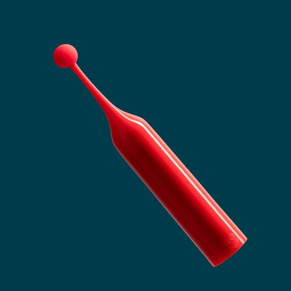 Вібратор для клітора з двома насадками Romp Pop, червоний, 14.3 х 2.4 см Sex Aura | Зображення 4