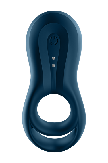 Ерекційне смарт кільце з вібрацією Satisfyer Epic Duo синє Sex Aura | Зображення 4