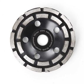 Чаша алмазная шлифовальная 180мм 22-24% Сегмент двухрядный APRO