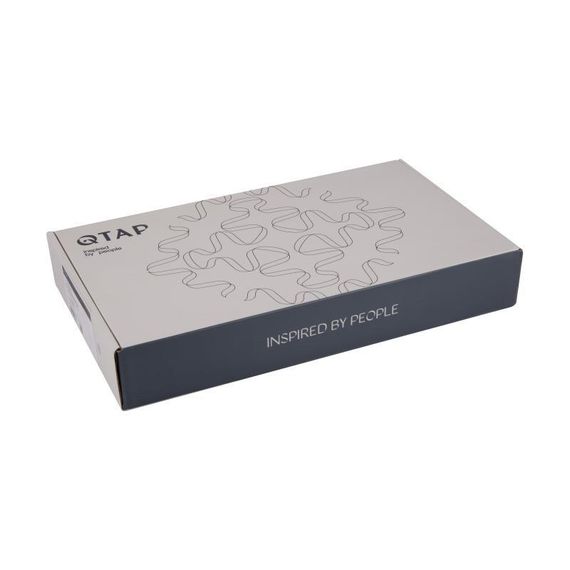 Смеситель для раковины Qtap Vlasta New высокий QTVLA269GMB45653 Gunmetal Black PVD | Зображення 5