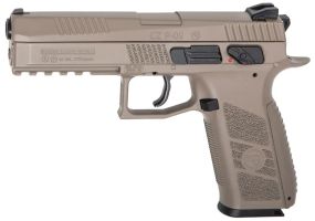 Пістолет пневматичний ASG CZ P-09 FDE Blowback. CO2. Pellet кал. 4.5 мм