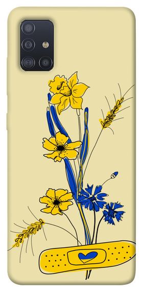 Чохол IBANAN Українські квіточки для Samsung Galaxy M51
