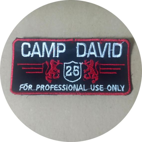 Нашивка на одежду Camp David 127*60 мм Червоний