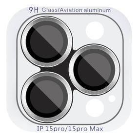 Захисне скло Metal Classic на камеру (в упак.) для Apple iPhone 15 Pro (6.1") / 15 Pro Max (6.7")