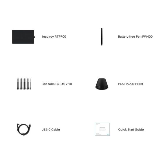 Графічний планшет Huion 11&quot;x6.8&quot; RTP-700 | Зображення 7