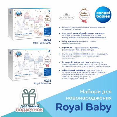 Набір для годування новонароджених Canpol babies Royal Baby BOY (0295) | Зображення 8